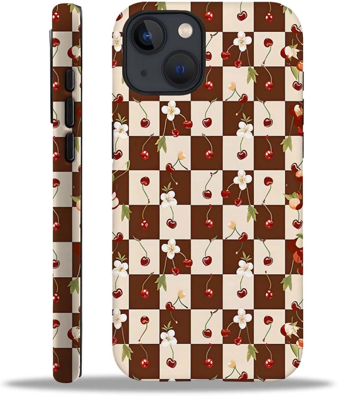 Case Compatible with iphone 14 Plus,Printed Flowers and Garden Themes Cases,Matte Mixed double-layer hard shell+Soft Silicone TPU Shock Protective Case for iphone 14 Plus