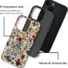 Case Compatible with iphone 14 Plus,Printed Flowers and Garden Themes Cases,Matte Mixed double-layer hard shell+Soft Silicone TPU Shock Protective Case for iphone 14 Plus