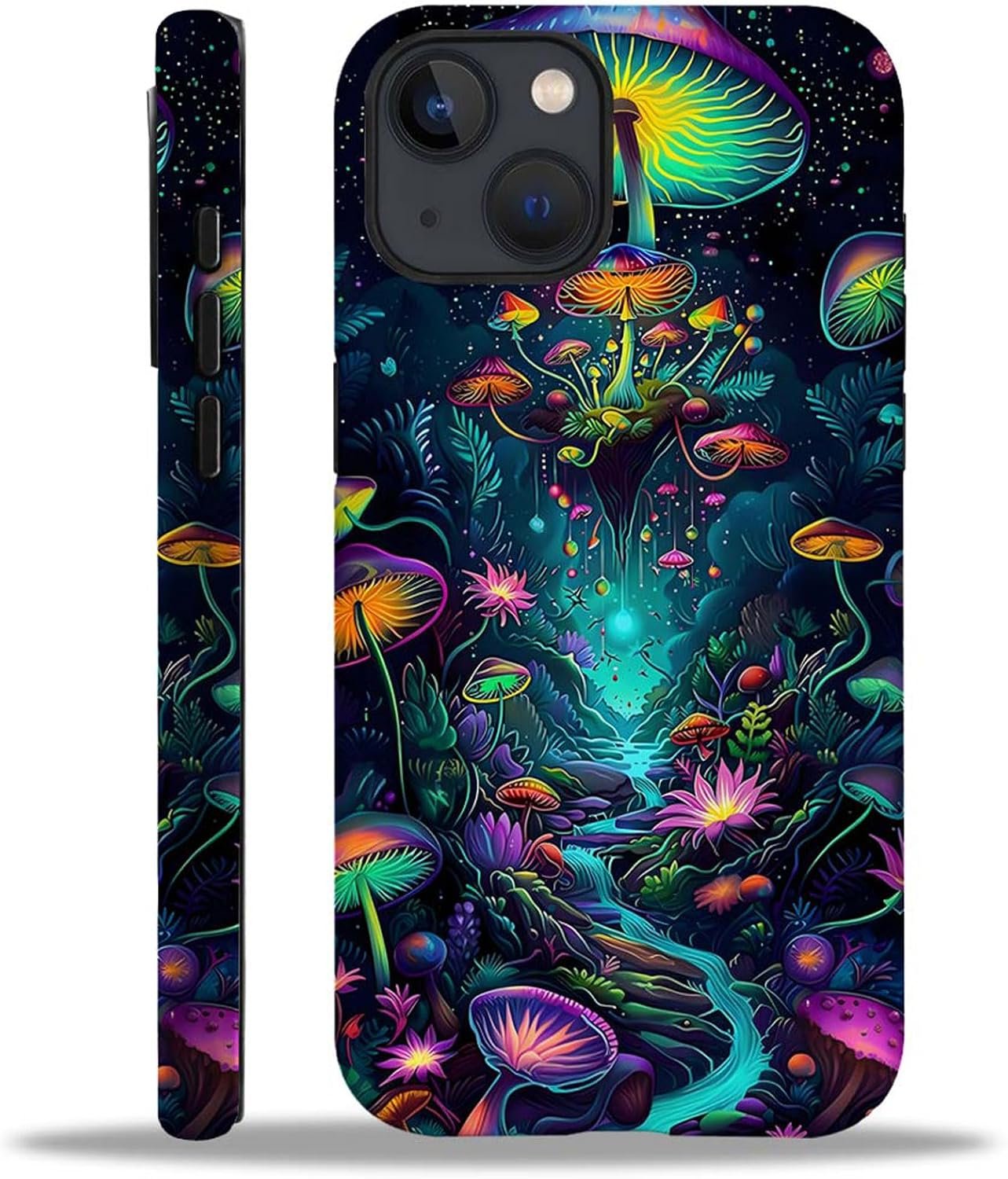 Case Compatible with iphone 14 Plus,Printed Flowers and Garden Themes Cases,Matte Mixed double-layer hard shell+Soft Silicone TPU Shock Protective Case for iphone 14 Plus