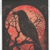 Black Crow Raven Phone Cases Cute Fashion Protective Cover Soft Silicone TPU Shell Compatible with iPhone 13 iPhone 13 Mini iPhone 13 Pro iPhone 13 Pro Max