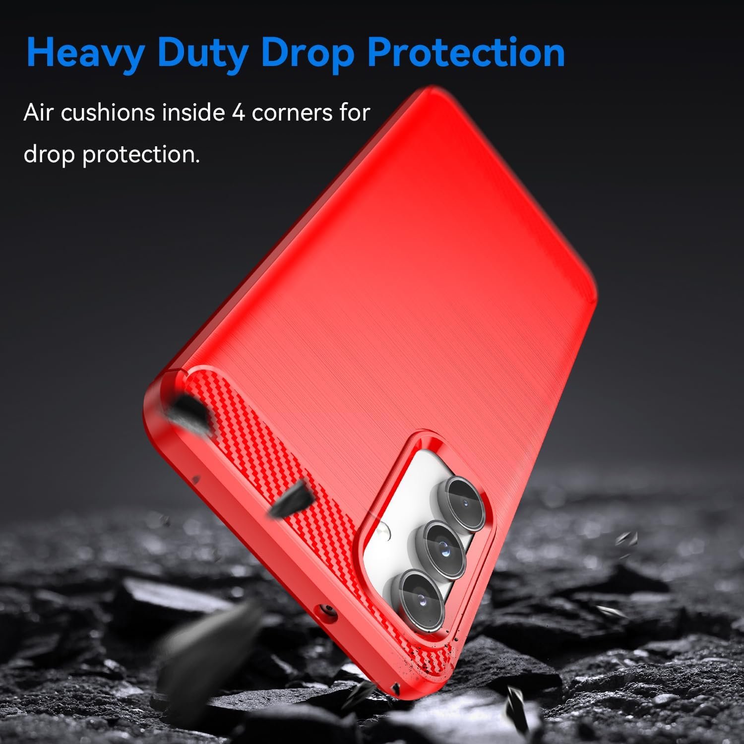 Compatible with  40 Pro 5G Case,Compatible with  40 Pro Plus 5G Shockproof Protection TPU Soft Shell Cell Phone Case Cover Red
