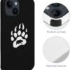 Bear Paw Phone Case Shockproof Protective Cover Mobile Phone Shell Compatible with iPhone 14