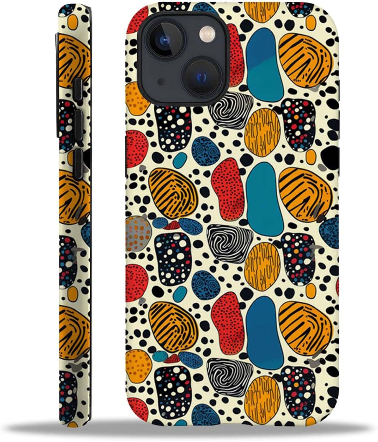 Case Compatible with iphone 14 Plus,Printed Flowers and Garden Themes Cases,Matte Mixed double-layer hard shell+Soft Silicone TPU Shock Protective Case for iphone 14 Plus