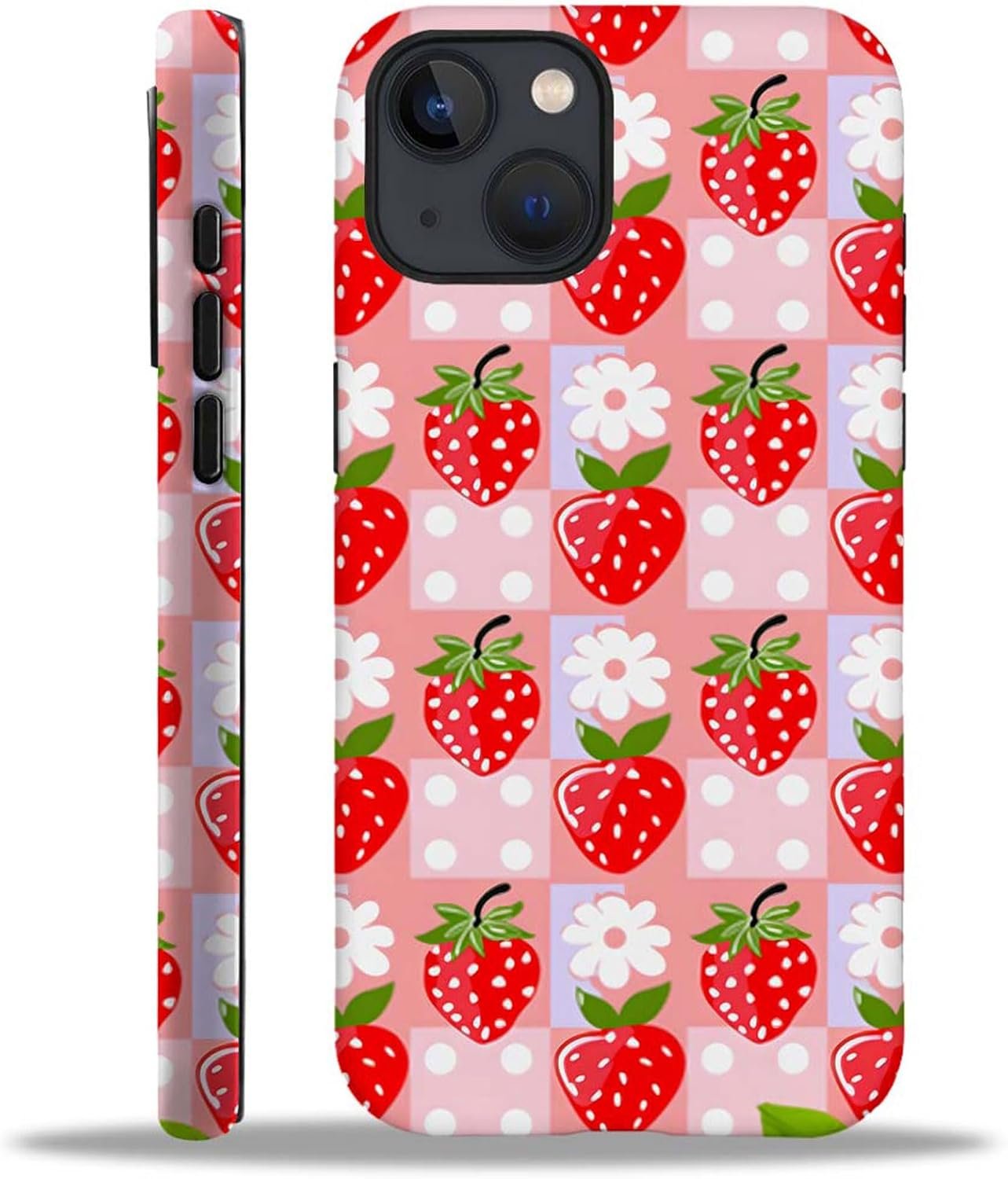 Case Compatible with iphone 14 Plus,Printed Flowers and Garden Themes Cases,Matte Mixed double-layer hard shell+Soft Silicone TPU Shock Protective Case for iphone 14 Plus