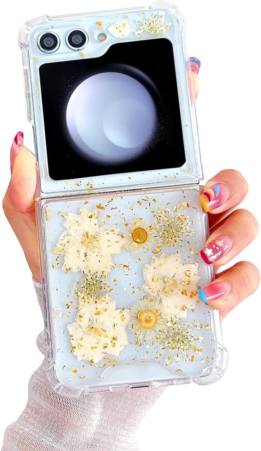 Compatible with Galaxy Flip 6 Case Women Girls Flexible TPU Sequin Sparkle Glitter Shockproof Protective Phone Cover for Galaxy Z Flip 6 (Shell Colorful)