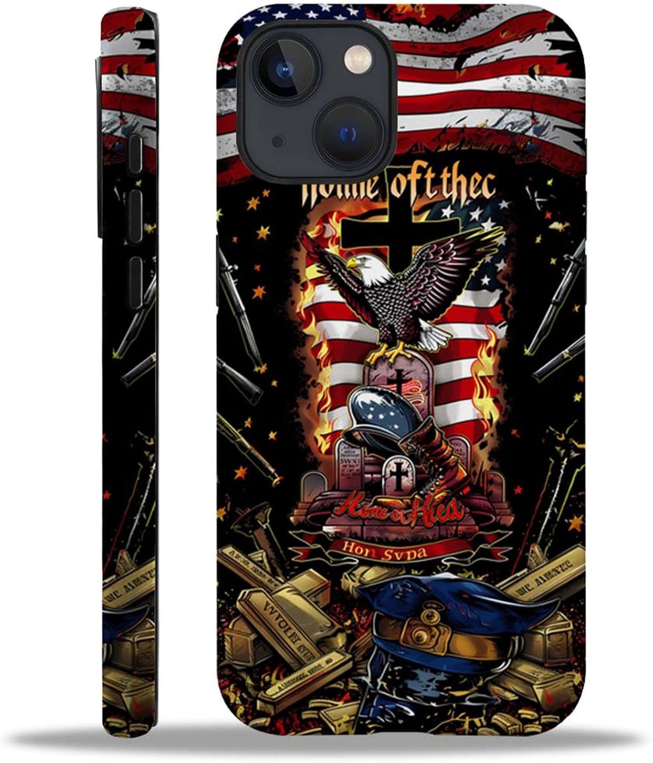 Case Compatible with iphone 14 Plus,Printed Flowers and Garden Themes Cases,Matte Mixed double-layer hard shell+Soft Silicone TPU Shock Protective Case for iphone 14 Plus