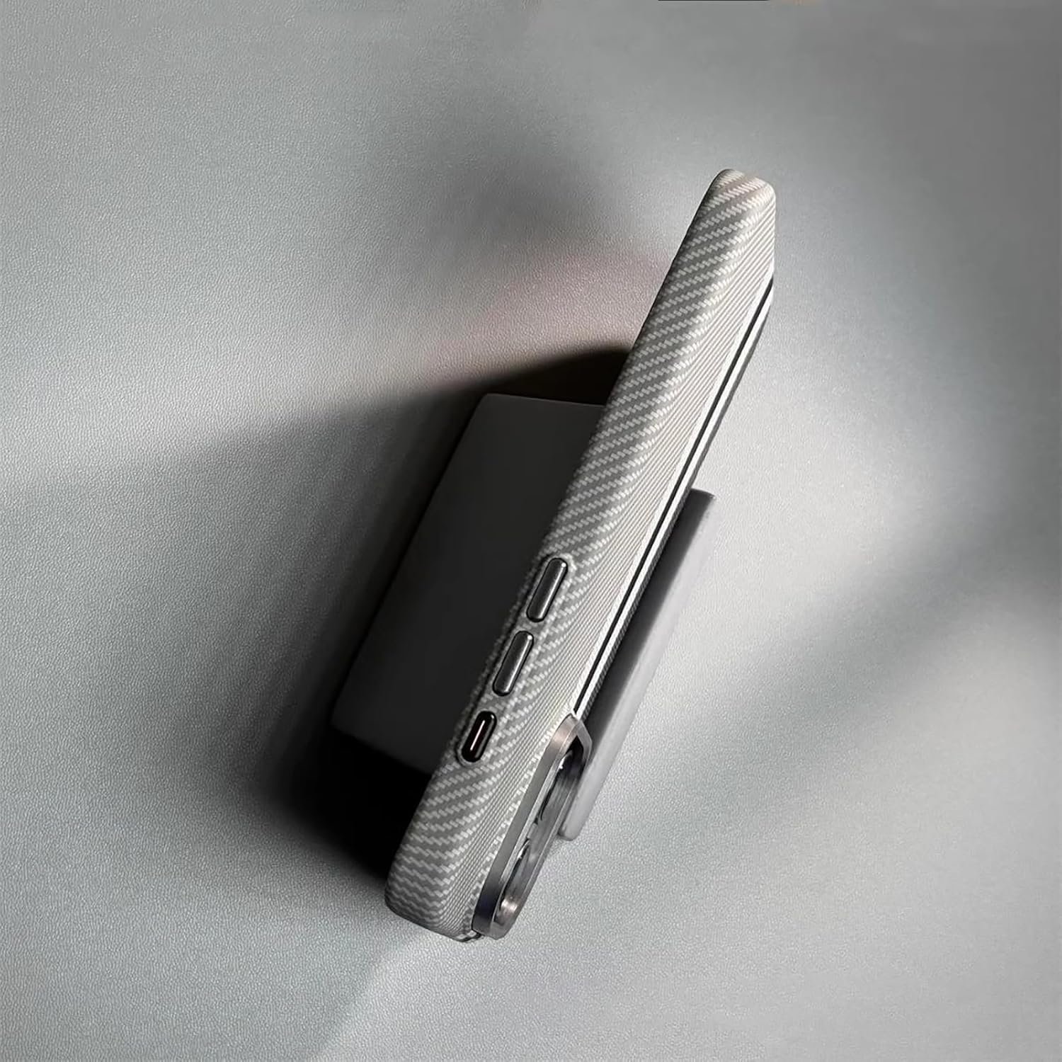 71toPRkZysL._AC_SL1500 Suitable for IPhone15ProMax Mobile Phone Case Kevlar Pattern Magnetic Hard Shell Carbon Fiber Pattern Anti-Fall Protective Cover (Multicolor,iPhone 15 Pro Max)