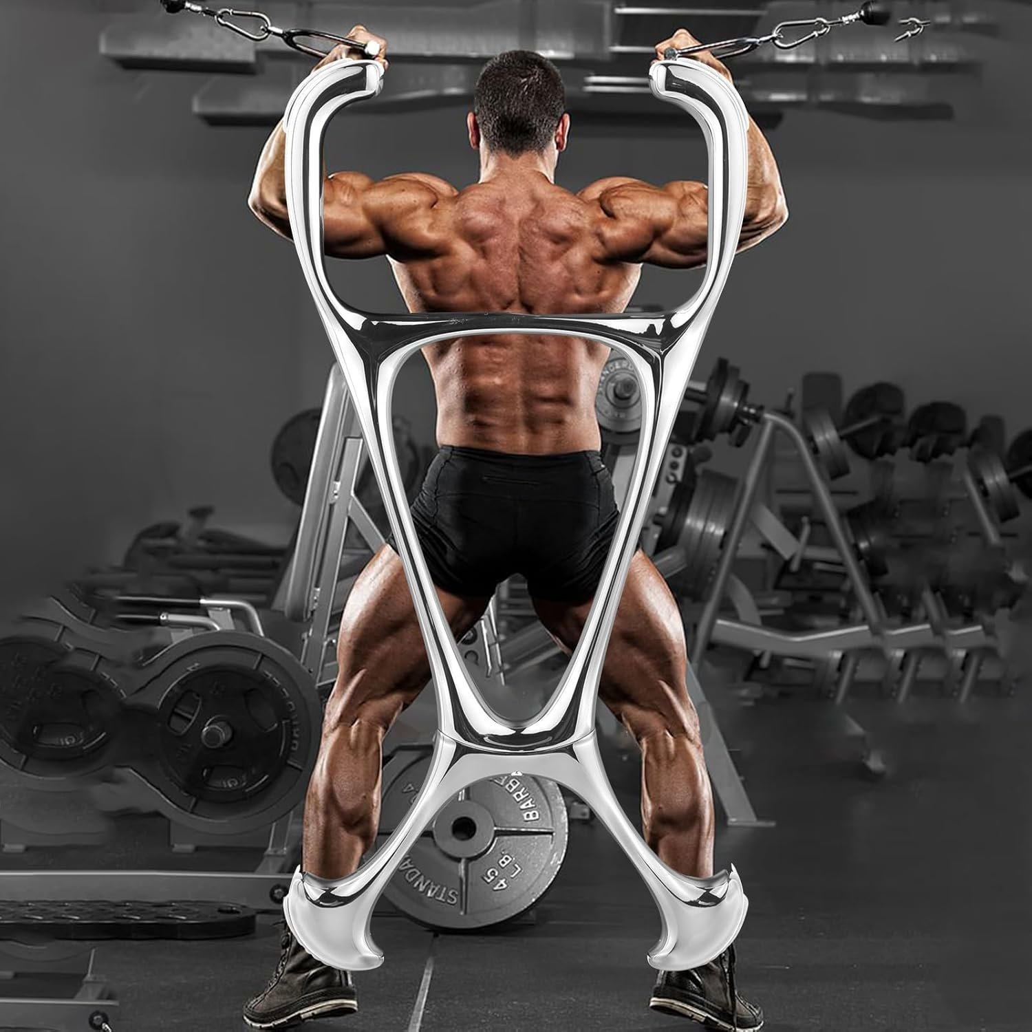 Phone Case Compatible with iPhone 15 Pro Frameless Minimalist Protective Shock Absorption Aerospace Grade Aluminum Shells + Four Corners for Collision Avoidance Elastomer Inlays