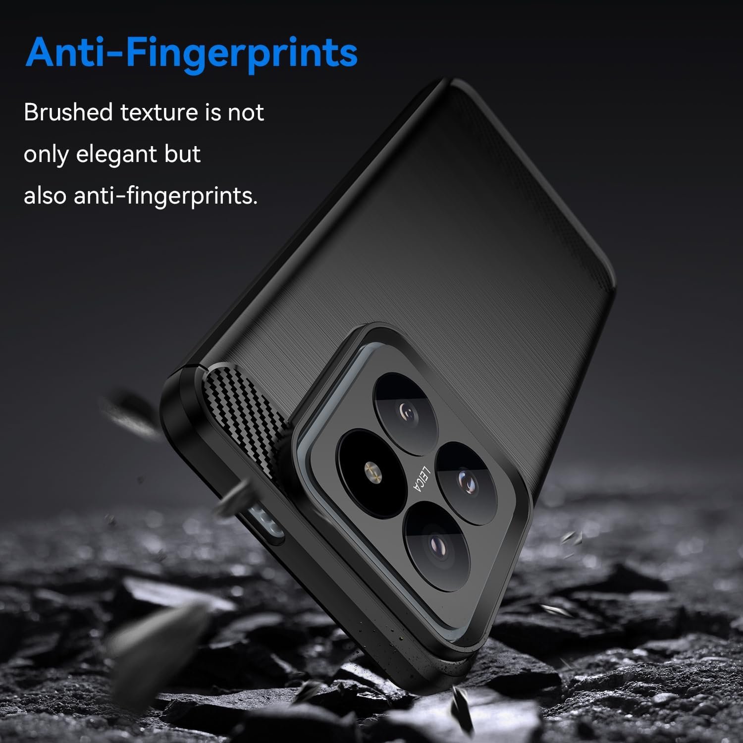 Compatible with G 5G 2023 Case,Compatible with G Power 5G 2023 Full Protection Shockproof TPU Soft Shell Cell Phone Case Cover Black