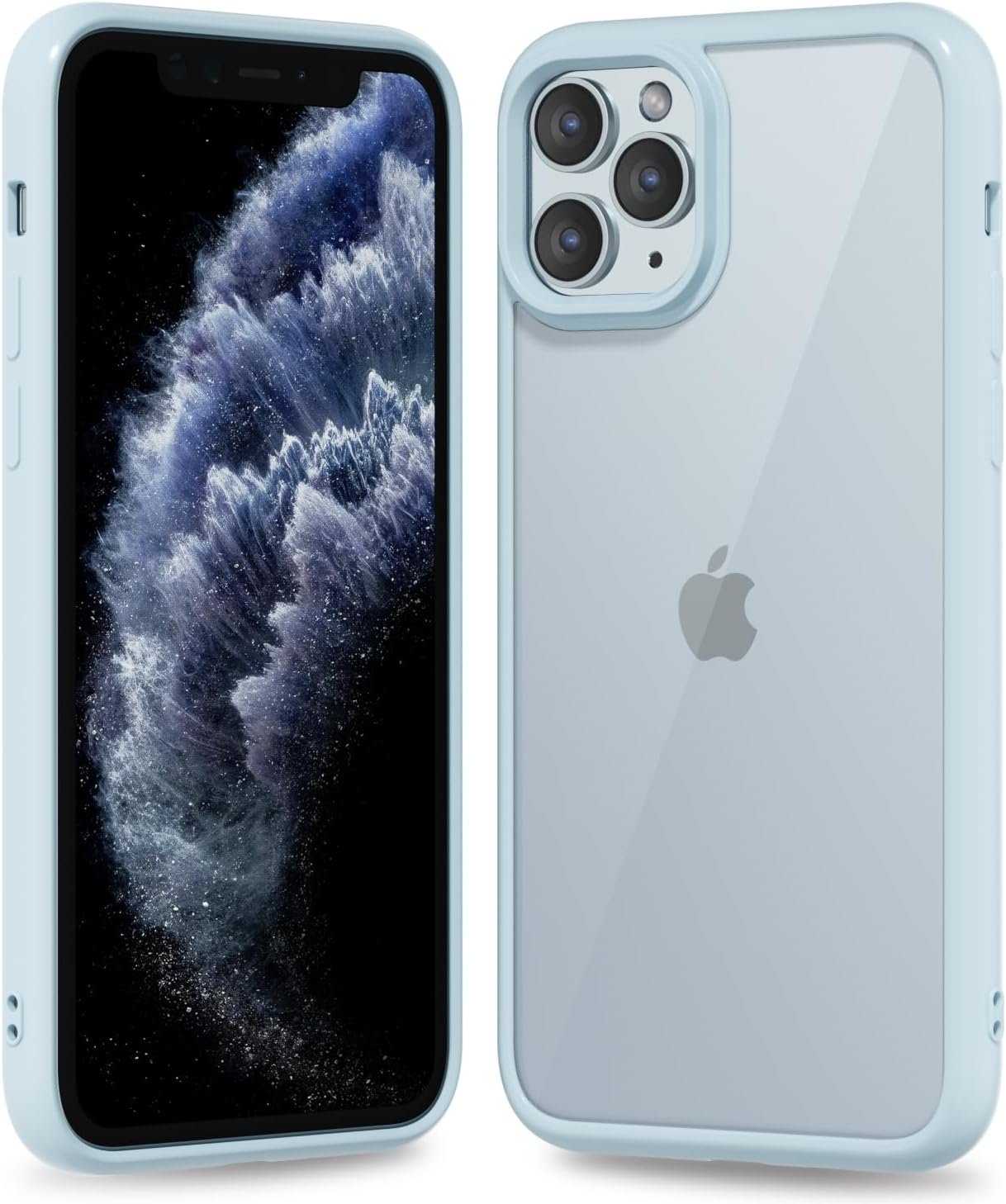 71xow_P4oIL._AC_SL1500 Thin Slim Clear case for iPhone XR, Transparent Hybrid Hard Shell Plastic & Soft Silicone Rubber Bumper, Non-Yellow Acrylic Protective Lightweight Cover for Women, White