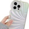 iPhone 14/iPhone 13 Case, Colorful Flowing Sand Matte Shell for Women, Prime for iPhone14/iPhone13 6.1 inch - Clear