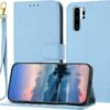 81wcqnTgzBL._AC_SL1500 Cell Phone Case Wallet Wallet Case Compatible withP30 Pro Compatible with Women and Men,Flip Leather Cover with Card Holder, Shockproof TPU Inner Shell Phone Cover & Kickstand(Light Blue)