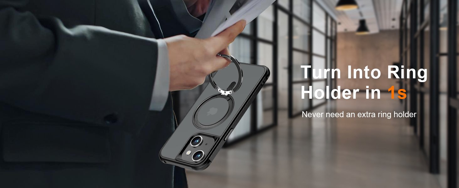 iphone 14 case with ring holder